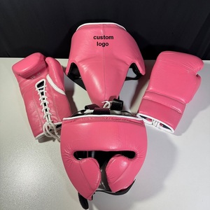 New Leather MMA <b>Boxing</b> <b>Set</b> Custom Logo Professional Fight Gear Combo Breathable Eco-Friendly Quick Dry Heavy <b>Sparring</b> Head Guard - Product Image 4