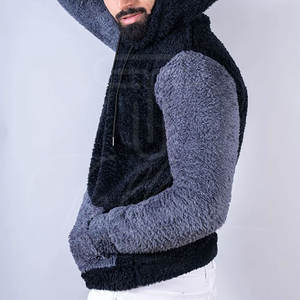 Best Selling New 2026 Model Premium <b>Sherpa</b> Fleece <b>Hoodies</b> For <b>Men</b> Breathable Customized Basics <b>Hoodies</b> <b>Men</b> For Sale - Product Image 5