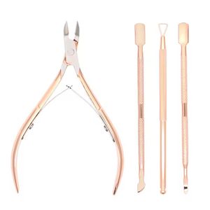 Juego de Herramientas Profesionales para Uñas de Acero Inoxidable, Cuchilla Afilada de 12.5mm con Punta Plana para el Cuidado de los Dedos y Logotipo Personalizado - Product Image 1