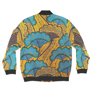 Chaqueta Bomber para Hombre con Estampado de Sol y Luna, Cierre de Cremallera, Estilo Casual, para Otoño, Corte Regular, Material de Poliéster - Product Image 6