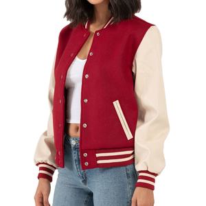 Precio al por mayor, la mejor chaqueta universitaria de invierno para mujer, estampado de algodón, cómodo, nuevo estilo con logotipo personalizado a la venta - Product Image 2