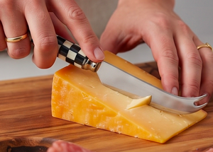 <b>Cheese</b> <b>Knife</b> <b>Set</b> Stainless Steel Blades With Checkered Handles Durable <b>Cheese</b> Tools For Serving Use Dining Use And Cutting Use - Product Image 4
