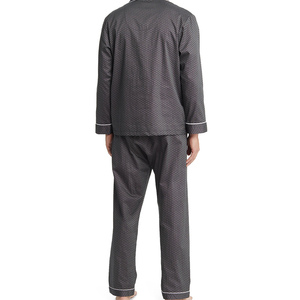 Vintage <b>Men</b> Silk Sleepwear <b>Set</b> Long Sleeve <b>Pajamas</b> <b>Set</b> Solid Color Luxury Nightwear Breathable Home Suit <b>Set</b> <b>For</b> <b>Men</b> - Product Image 2