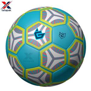 TATA PAK INDUSTRIES Ballon de football en PVC laminé épais, coloré, écologique, durable, taille 5, haute qualité, prix de gros - Product Image 5