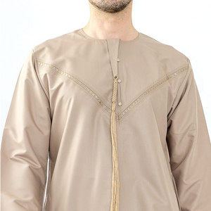 <b>Men</b> Juba Muslim Robe Traditional Islamic Clothing Comfortable Modest Loose Fit Breathable Material - Product Image 4