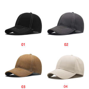 หมวกแก๊ปผู้ชาย 100% ผ้าฝ้าย ปรับแต่งได้ หมวกเบสบอล ป้องกันแสงแดด หมวกทรงพ่อ ไซส์ใหญ่ XXL สำหรับคนหัวใหญ่ - Product Image 4