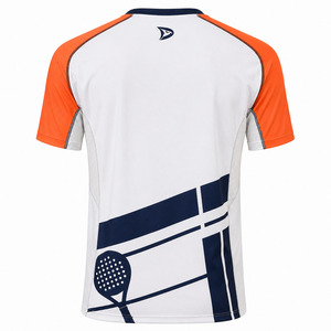 เสื้อเทนนิสคอร์ทเทนนิสแบบสั่งทำ OEM เสื้อแพเดิลเทนนิส เสื้อกีฬาประสิทธิภาพสูง สำหรับใส่ในสโมสรเทนนิสและแพเดิล - Product Image 3