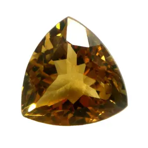 IGI认证万亿切割黄水晶松散宝石批发价天然金黄水晶石材用于手工制作高级珠宝