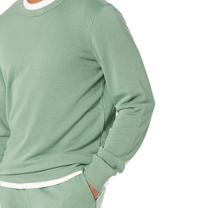 Sweat-shirt pour homme à coupe confortable, basique, en coton mélangé, prix raisonnable, col rond, tissu doux au toucher, sweat-shirt classique à enfiler - Product Image 5