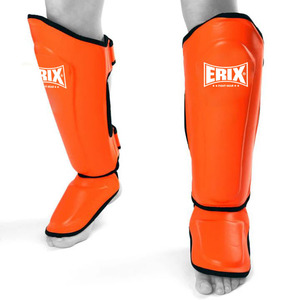 Protector de Espinillas de Boxeo de PU de Alta Calidad, Profesional, Personalizado, para Entrenamiento de Muay Thai, Kickboxing, MMA, Gimnasio, Fitness, con Cierre de Gancho y Bucle - Product Image 5