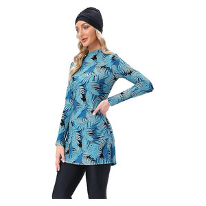 Fashionable <b>Modest</b> Muslim Women's Sports Shirt Drop Shoulder Long Sleeve Lightweight Breathable Quick Dry Polyester/Cotton - Product Image 6