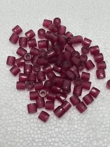 Cuentas de Vidrio Facetadas al por Mayor, 10 mm, Forma de Barril, Color Rojo Rubí Translúcido, Cuentas para Hacer Joyas, Collares, Pulseras y Manualidades - Product Image 3