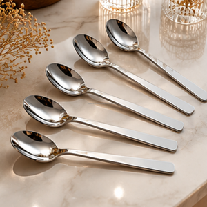 Premium Stainless Steel Dinner Spoon Mirror Finish Anti <b>Slip</b> USA Bulk Restaurant Supply - Product Image 3