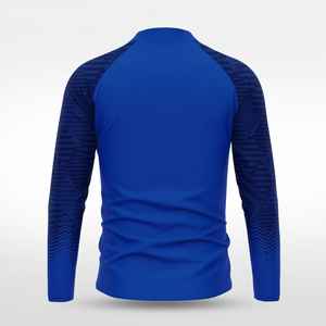 Chaqueta Deportiva de Entrenamiento para Hombre, Ligera, de Poliéster/Algodón, con Cierre de Cremallera 1/4, Diseño de Parches y Sublimación, Estilo Casual para Actividades al Aire Libre - Product Image 5