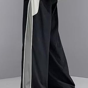 กางเกงแทร็คผู้ชายทรงหลวมทันสมัย สตรีทแวร์ไซส์ใหญ่ รับสั่งพิมพ์ลายปัก ผลิตจากโรงงาน - Product Image 2