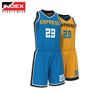 INDEX Sports Wear Dunkin' Dads Ensemble de maillot de basket-ball noir et orange, uniforme en maille sans manches à col en V sublimé pour homme adulte 20 - Product Image 5