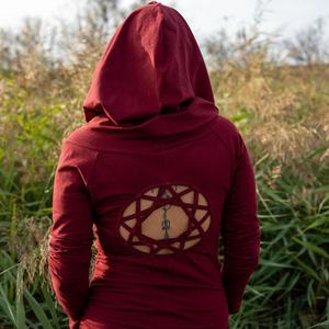 Vestido Maxi Gótico Élfico Bohemio con Capucha, Estilo Campesino, Ligero y Fluido, Atuendo Bohemio de Verano, Vestido para Sesión de Fotos - Product Image 3