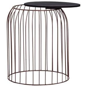 Juego de 3 Mesas de Centro Apilables de Cobre y MDF, Diseño Pequeño y Elegante - Product Image 5