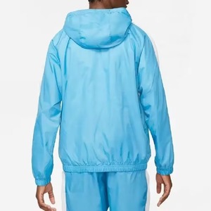 Nylon Custom Mens <b>Y2K</b> Streetwear Tracksuit Color Block Windbreaker 180gsm Jacket and Wide Leg <b>Pants</b> Sets with Graphic Print - Product Image 2