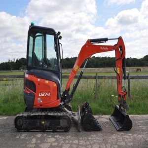 Mini-excavatrice Kubota d'occasion du Japon, 5 à 6 tonnes, modèle Kubota KX165, excavatrice compacte d'occasion Kubota KX165 - Product Image 1