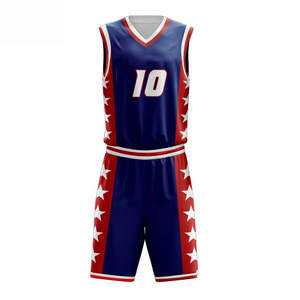 Fully Sublimation Custom Quick Dry Blank Basketball Uniforms Reversible Comfortable Basketball Jersey - Product Image 5