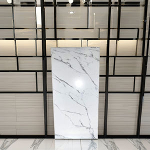 Carreaux de porcelaine aspect pierre de marbre blanc Boston dernière conception 600X1200mm sol vitré poli salon mur salle de bain - Product Image 1