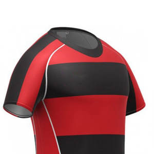Maillots de rugby personnalisés en tissu mesh avec designs par sublimation – Uniformes de football classiques de haute qualité sur mesure - Product Image 4