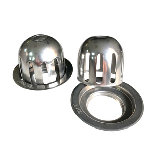 2\" Round Stainless Steel Floor <b>Drain</b> for <b>Bathroom</b> High-Level Perfection Variety Industries OEM/OD Installed in Terrace Toilet - Product Image 5