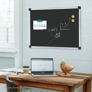 Pizarra con Marco de Aluminio Personalizable SYH, Superficie Magnética/Escritable, Opciones en Negro/Verde - Product Image 6