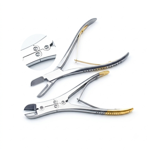 Cisaille à double action TC pour broches et fils, 7 et 9 pouces, conception orthopédique de pointe, instruments chirurgicaux médicaux personnalisés - Product Image 5