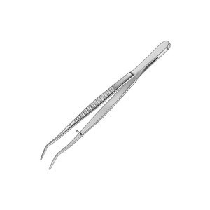 คีมคีบสำลีแบบตรง สแตนเลสสตีล คีมคีบสำลี เครื่องมือผ่าตัดทางทันตกรรม - Product Image 4