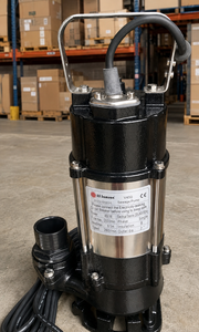 Pompe submersible monophasée SS Samson V450 pour eaux usées, sortie 1-1/2 pouce, en acier inoxydable, pour traitement des eaux usées - Product Image 5