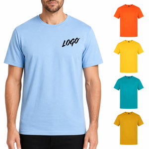 T-shirt décontracté pour homme en coton 100% respirant et écologique, coupe classique, imprimé en sérigraphie, 180 grammes - Product Image 3