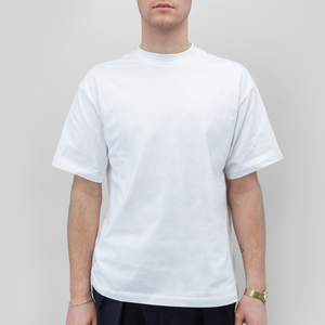 Camiseta Deportiva Personalizable al por Mayor, Tejido Transpirable, Moda Urbana, 100% Algodón, Cuello Redondo para Hombre - Product Image 4