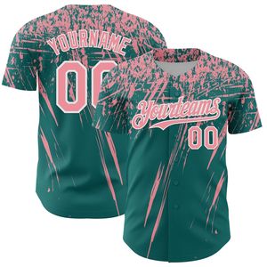 เสื้อเบสบอลออกแบบเอง กระดุมเต็มตัว ผ้าฝ้ายออร์แกนิค 100% ป้องกันแบคทีเรีย คอวี แขนสั้น โลโก้ด้านหน้า เสื้อผ้ากีฬา - Product Image 3