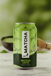 Bebida de Matcha Latte Japonés con Gas, Marca Madam Hong, Lata de 320 ml, Taiwán - Product Image 6