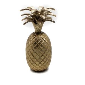 Centro de mesa decorativo de latón con forma de piña para mesa de comedor, consola de sala de estar y decoración de hogar de lujo. - Product Image 6