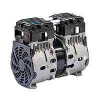 Pompe à vide à piston oscillant sans huile UN-120V-B 1/3 CV CA homologuée CE pour l'usinage, prise en charge OEM