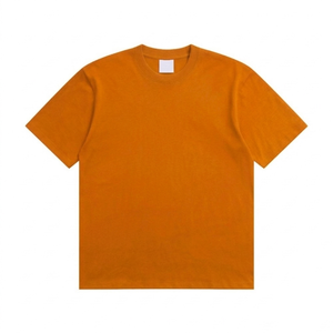 เสื้อยืดคอตตอนวินเทจทรงโอเวอร์ไซส์ น้ำหนักเบา/หนัก  แบบเรียบ  ดีไซน์ใหม่  รับออกแบบตามสั่ง  ขายส่ง สำหรับผู้ชาย - Product Image 5