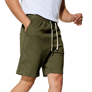 Pantalones Cortos Deportivos de Algodón para Hombre, con Logotipo Personalizado, para Uso Casual, Correr, Color Sólido - Product Image 4