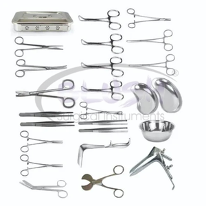 Juego de Instrumentos Quirúrgicos Manuales Reutilizables de Acero Inoxidable de Diferentes Formas, Nuevo Diseño Profesional, para Cirugía General, de Blush Surgical - Product Image 1