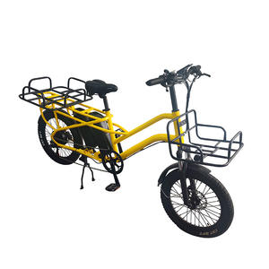 Bicicleta eléctrica de aleación de aluminio con freno de disco de 20 pulgadas, 48V 15ah * 2 baterías de litio duales, para reparto y transporte de carga - Product Image 4