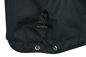 Veste coupe-vent légère à capuche pour homme, personnalisée et haut de gamme, en nylon avec tissu polyester imperméable respirant et contrastant - Product Image 6