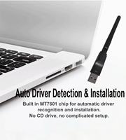 IFA02 MT7601 150 Mbps 802.11N Clé USB WiFi pour Ordinateur Portable, Ordinateur de Bureau, Décodeur, Carte Réseau Externe, Adaptateur WiFi USB