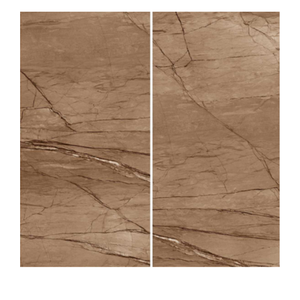 Brown Luxury Random Pattern Glossy Porcelain Tile 600x1200mm 9mm Large Format Floor <b>Wall</b> Tile Modern Interior Factory Supply - Product Image 3