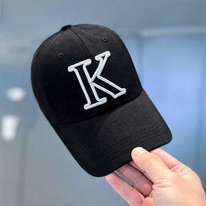 Gorra de Béisbol Retro con Letra K Bordada, Unisex, para Exteriores, Estilo Trucker, en Oferta de Primavera y Verano - Product Image 4