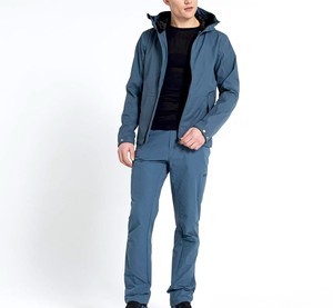 Chaqueta y Pantalones Deportivos Personalizados con Estampado Sólido para Hombre, Otoño, Alta Calidad, Resistentes al Viento, Casuales, Ecológicos, de Poliéster - Product Image 1
