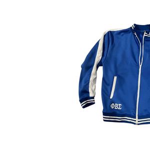 Chaqueta de chándal de ajuste Atlético Unisex para hombres y mujeres, ropa griega de hermandad de mujeres Vintage, 100% poliéster, Top verde rosa, bordado personalizado - Product Image 3