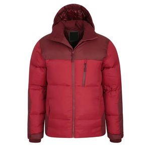 Vestes matelassées épaisses personnalisées avec logo pour hommes, veste matelassée imperméable à fermeture éclair pour l'hiver, manteau en coton pour hommes, vêtements d'extérieur chauds pour l'hiver - Product Image 4