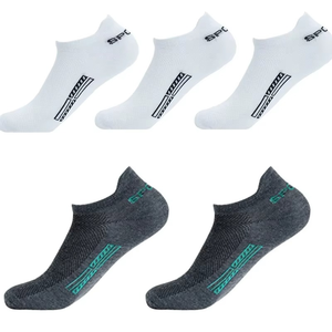 Ankle <b>Socks</b> <b>Men</b> Women Breathable Knitted Sport Low Cut Crew <b>Socks</b> <b>White</b> Black Gray Blue Summer Casual Wear - Product Image 3